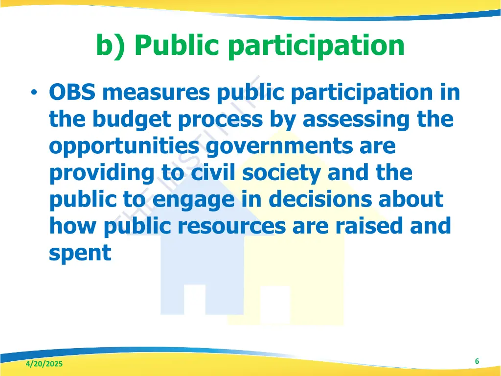 b public participation