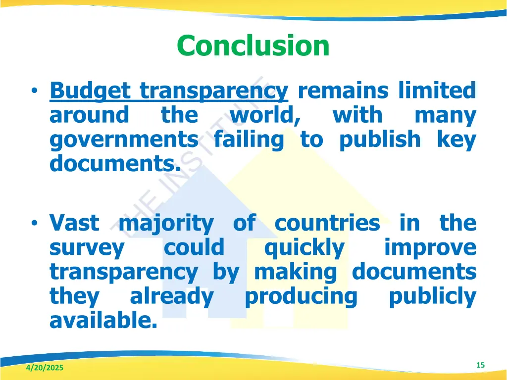 conclusion