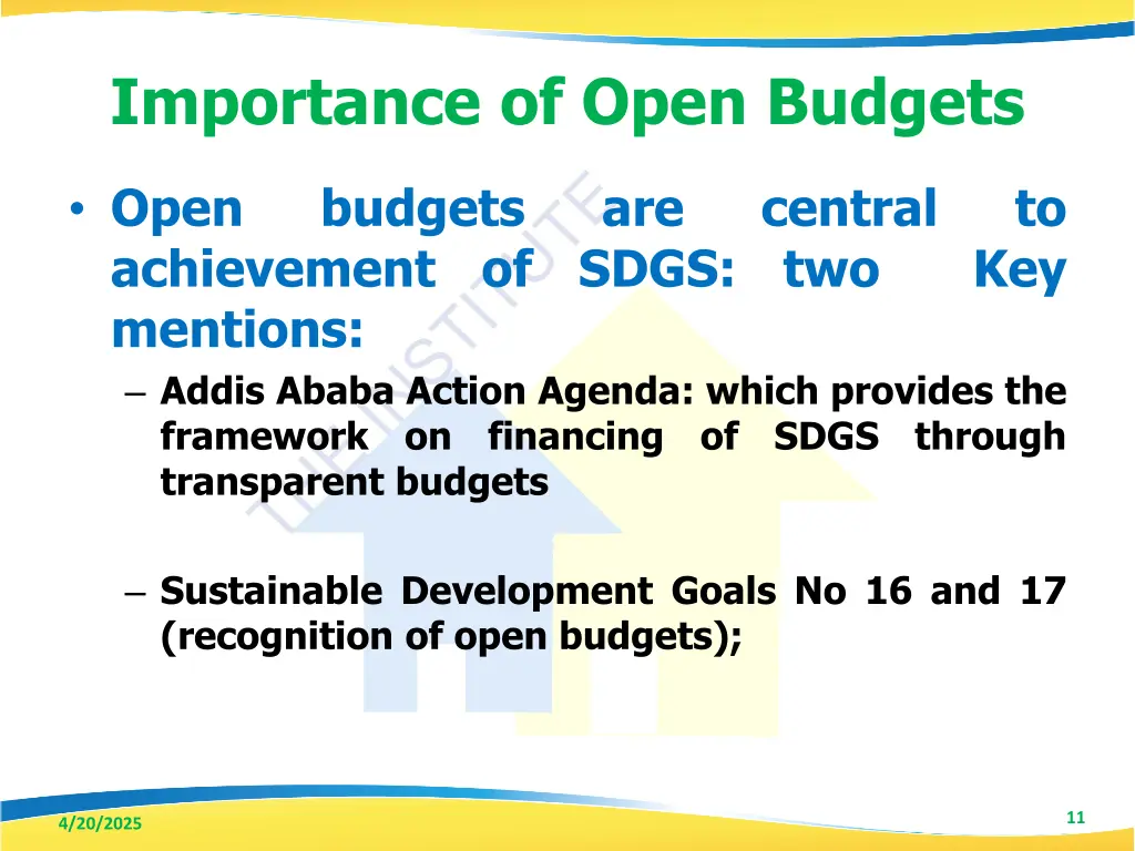 importance of open budgets