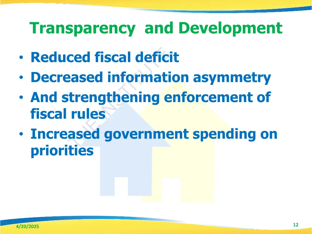 transparency and development
