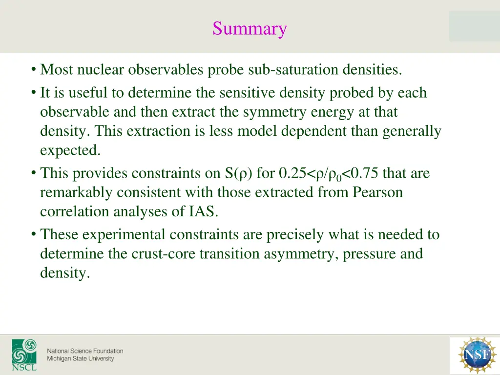 summary