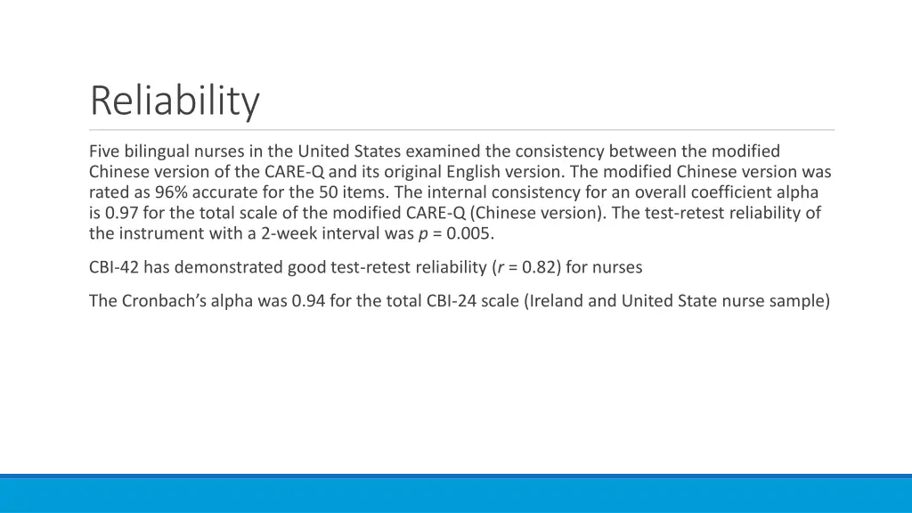 reliability 2