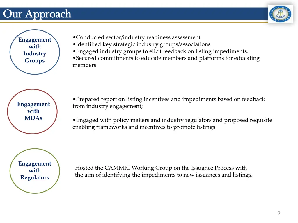 our approach our approach