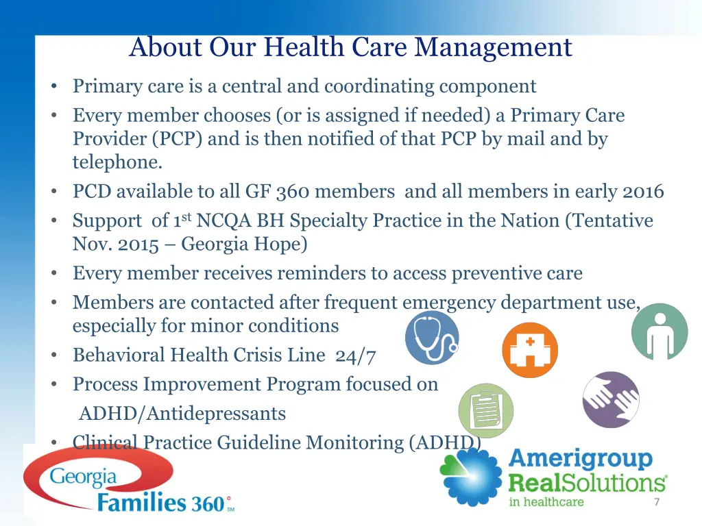 about our health care management