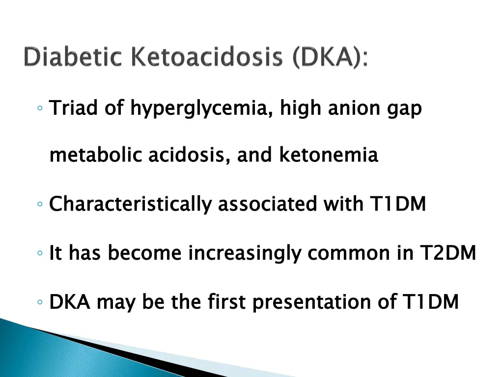 triad of hyperglycemia high anion gap