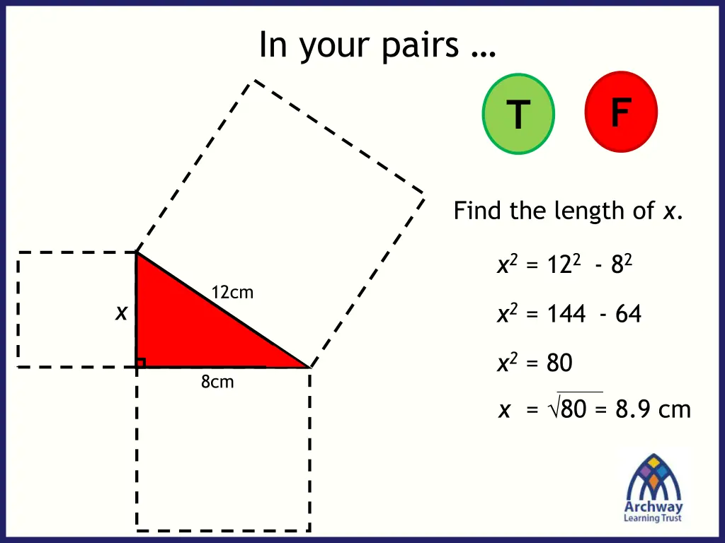in your pairs