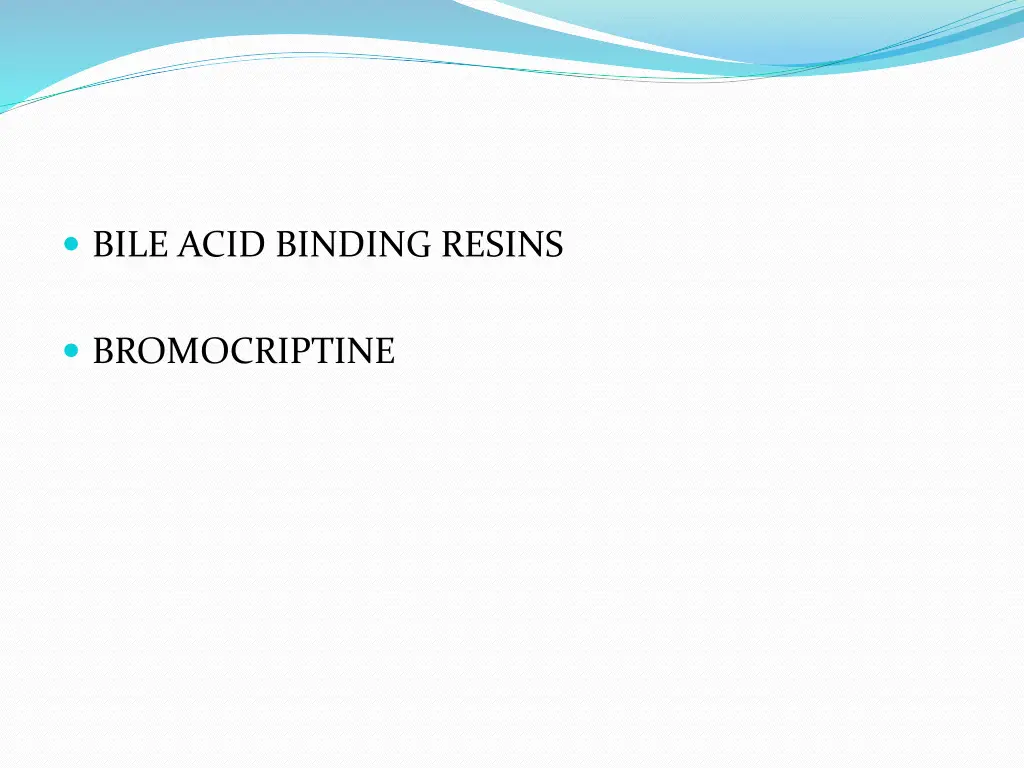 bile acid binding resins