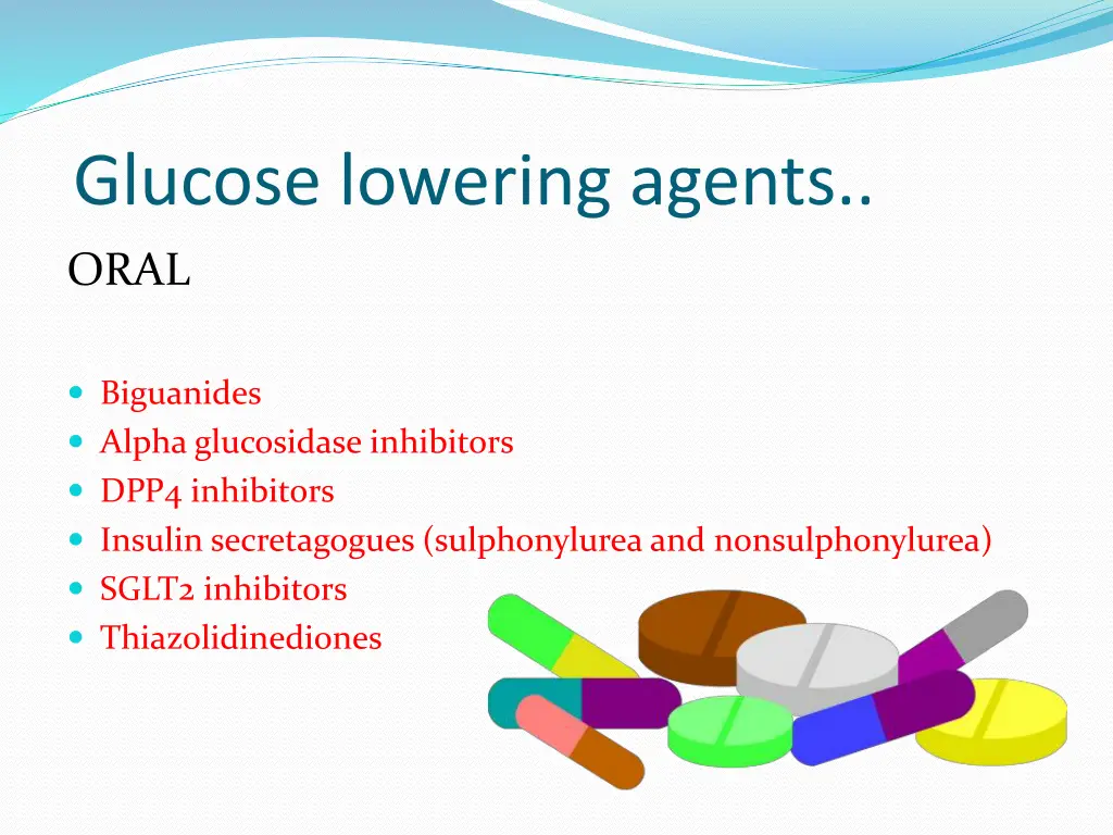 glucose lowering agents
