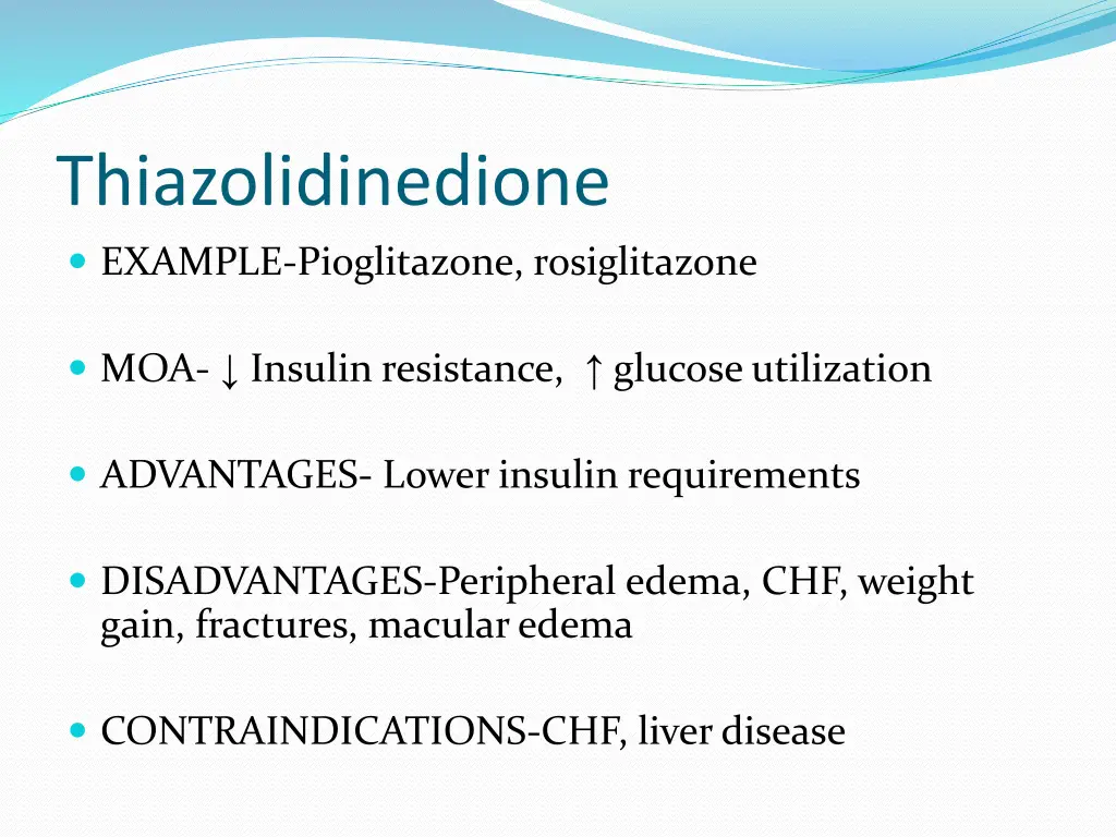thiazolidinedione example pioglitazone