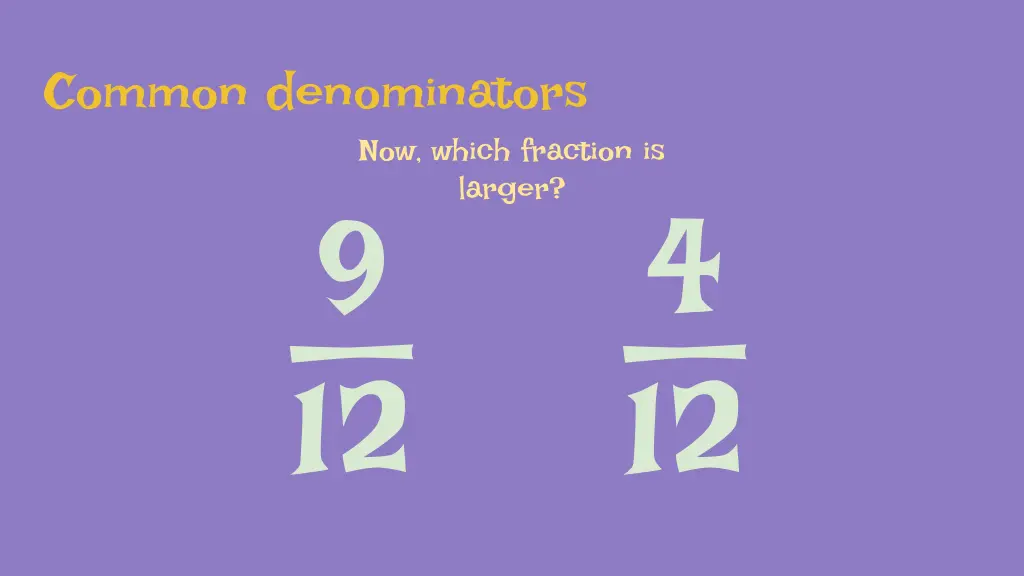 common denominators 2