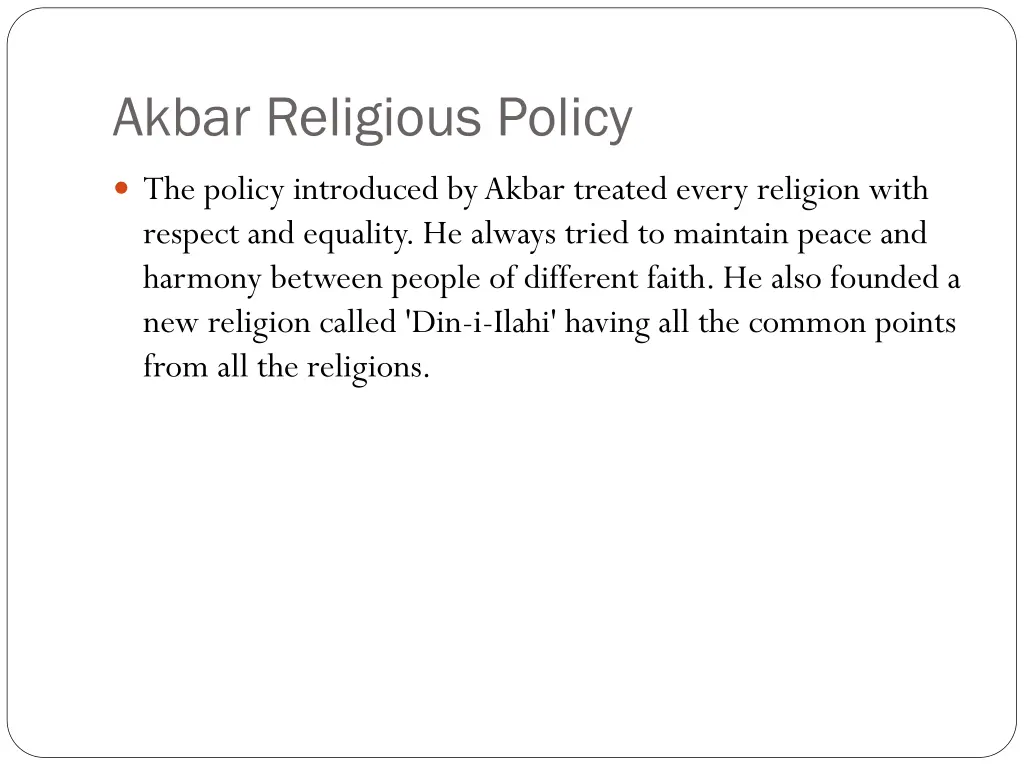 akbar religious policy