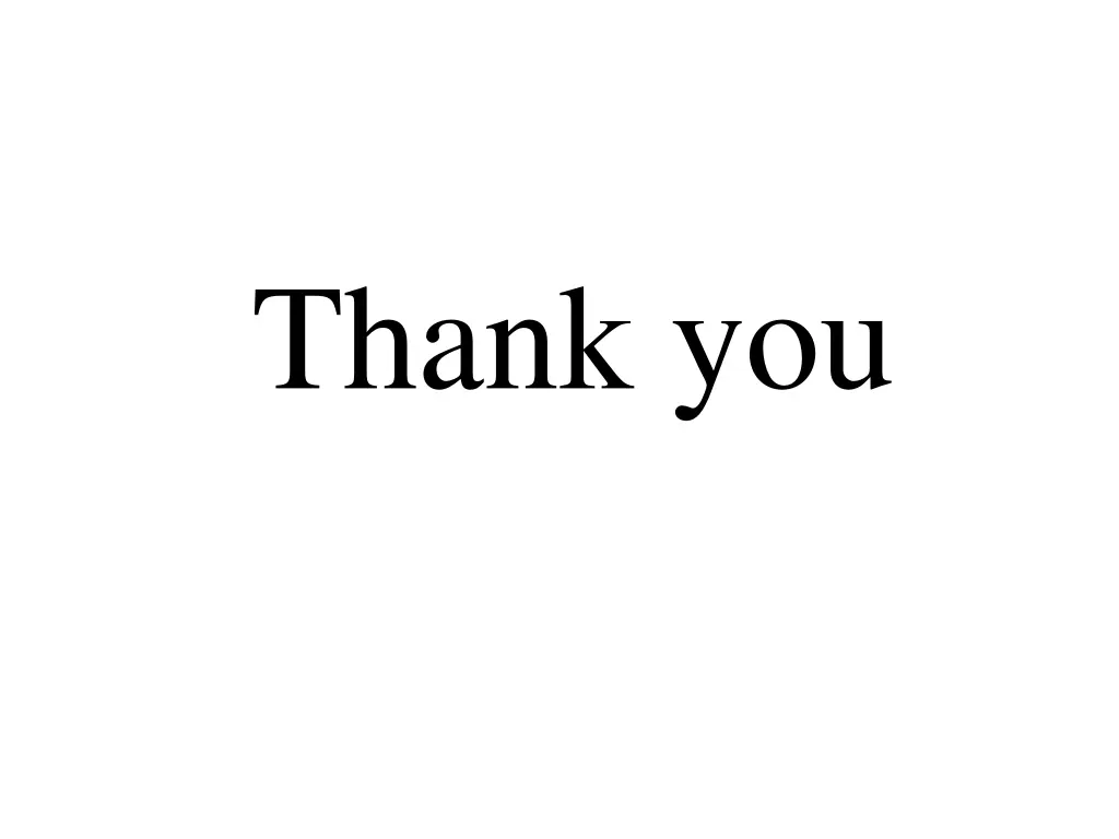 thank you