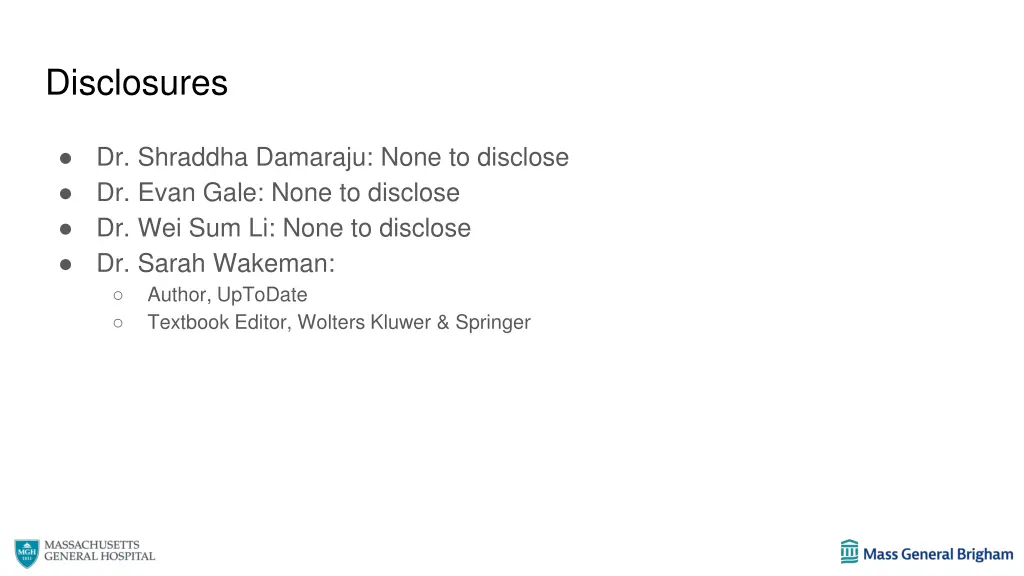 disclosures