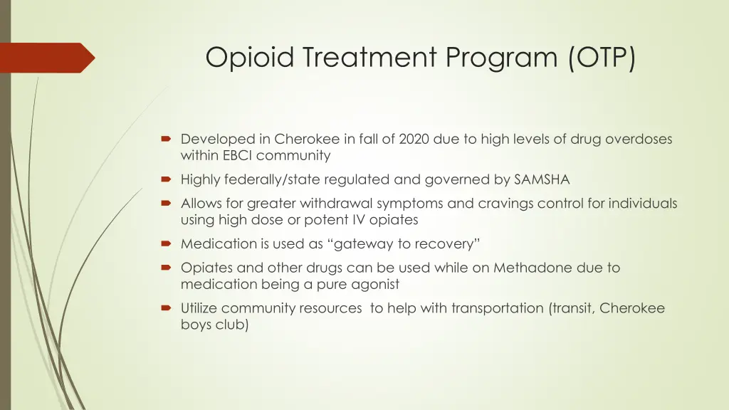 opioid treatment program otp