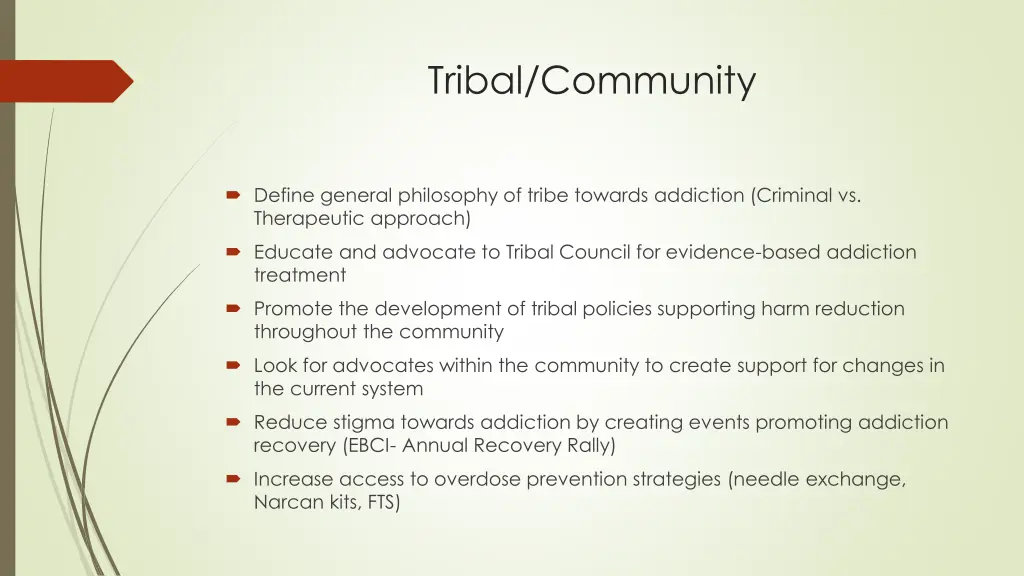 tribal community