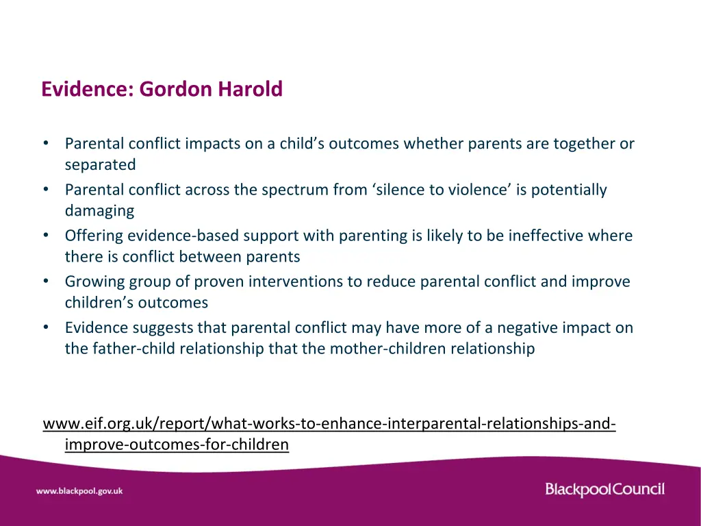 evidence gordon harold