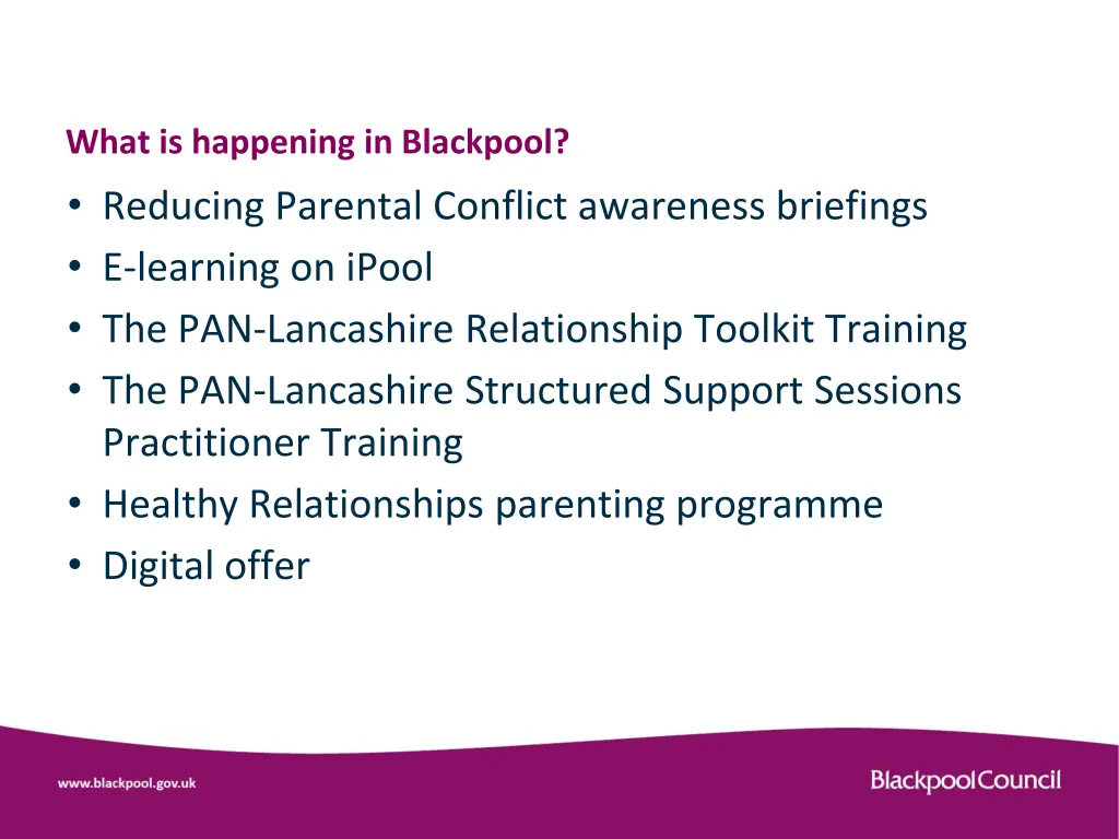 what is happening in blackpool