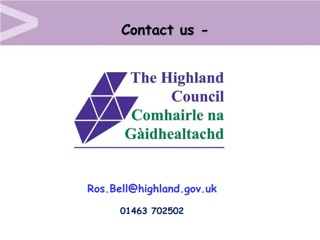 contact us