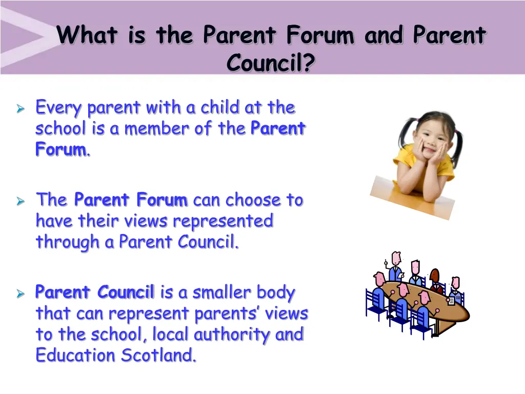 what is the parent forum and parent council