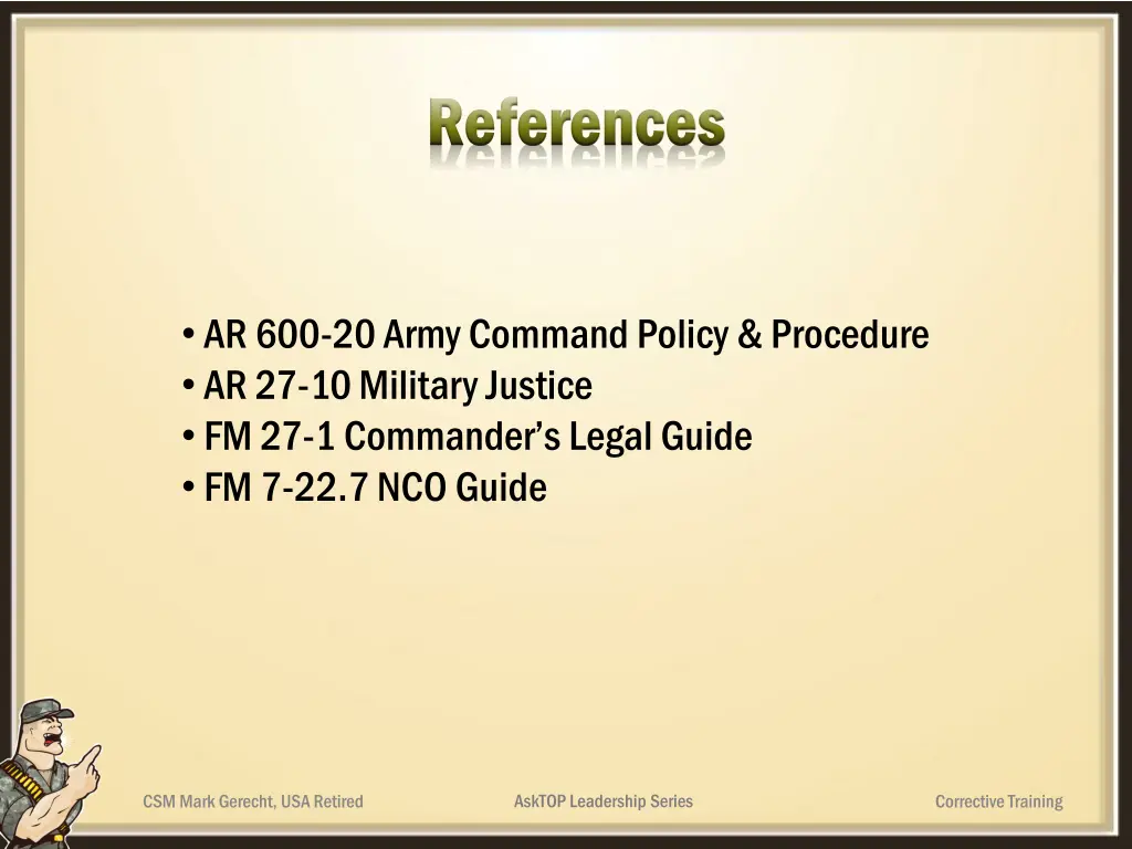 references references