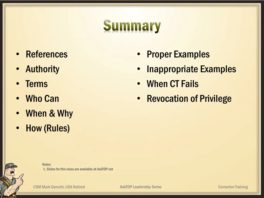 summary
