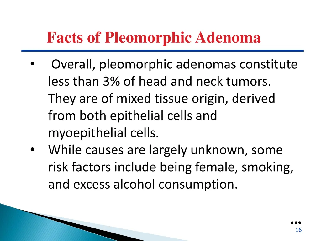 facts of pleomorphic adenoma 1
