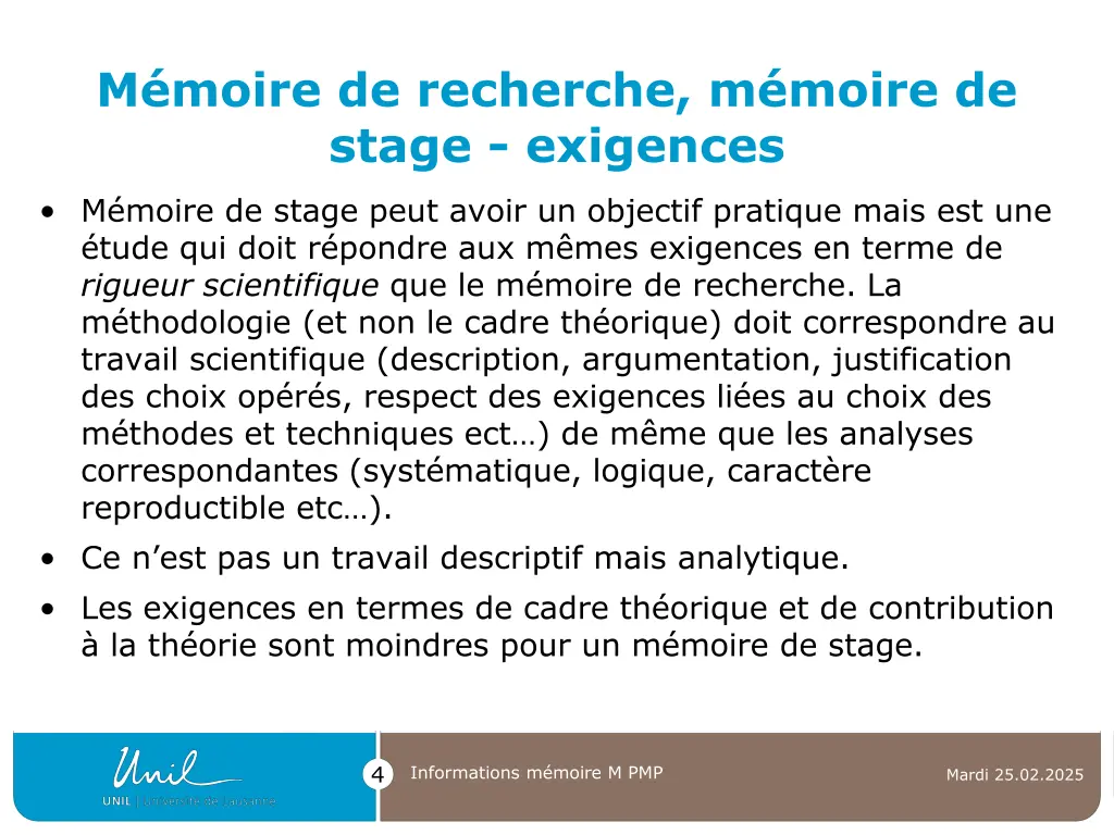 m moire de recherche m moire de stage exigences