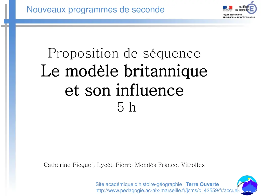 nouveaux programmes de seconde