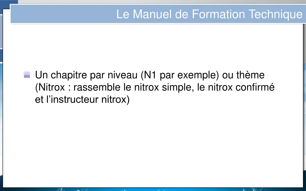 le manuel de formation technique 2