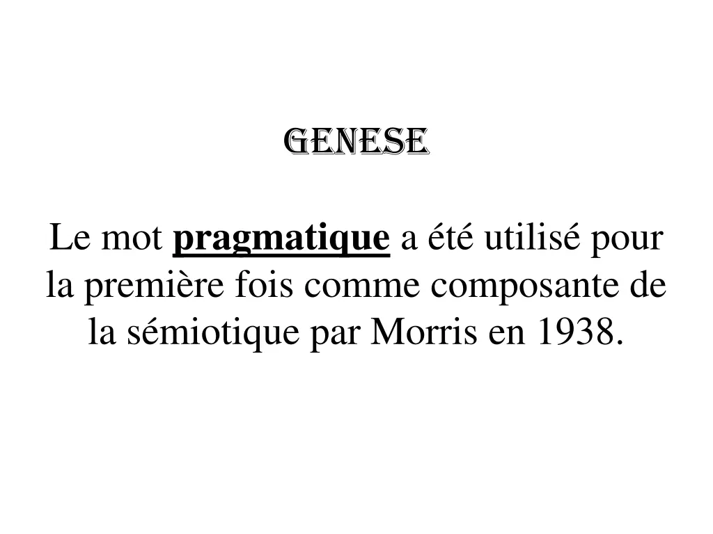 genese