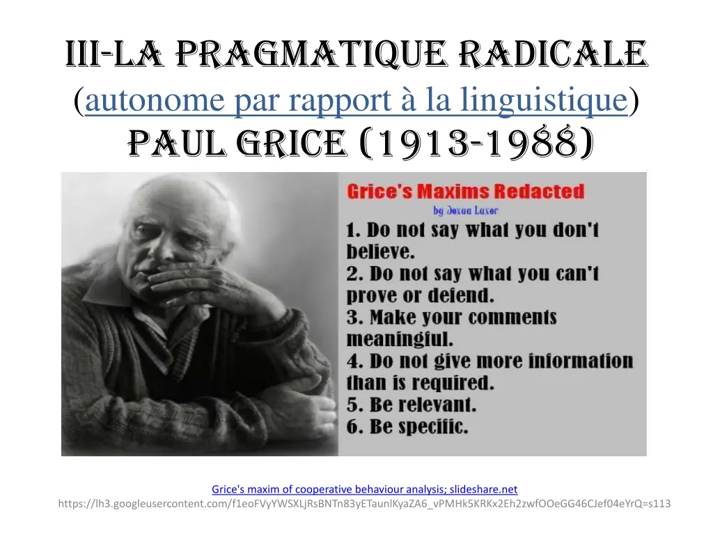 iii la pragmatique radicale autonome par rapport