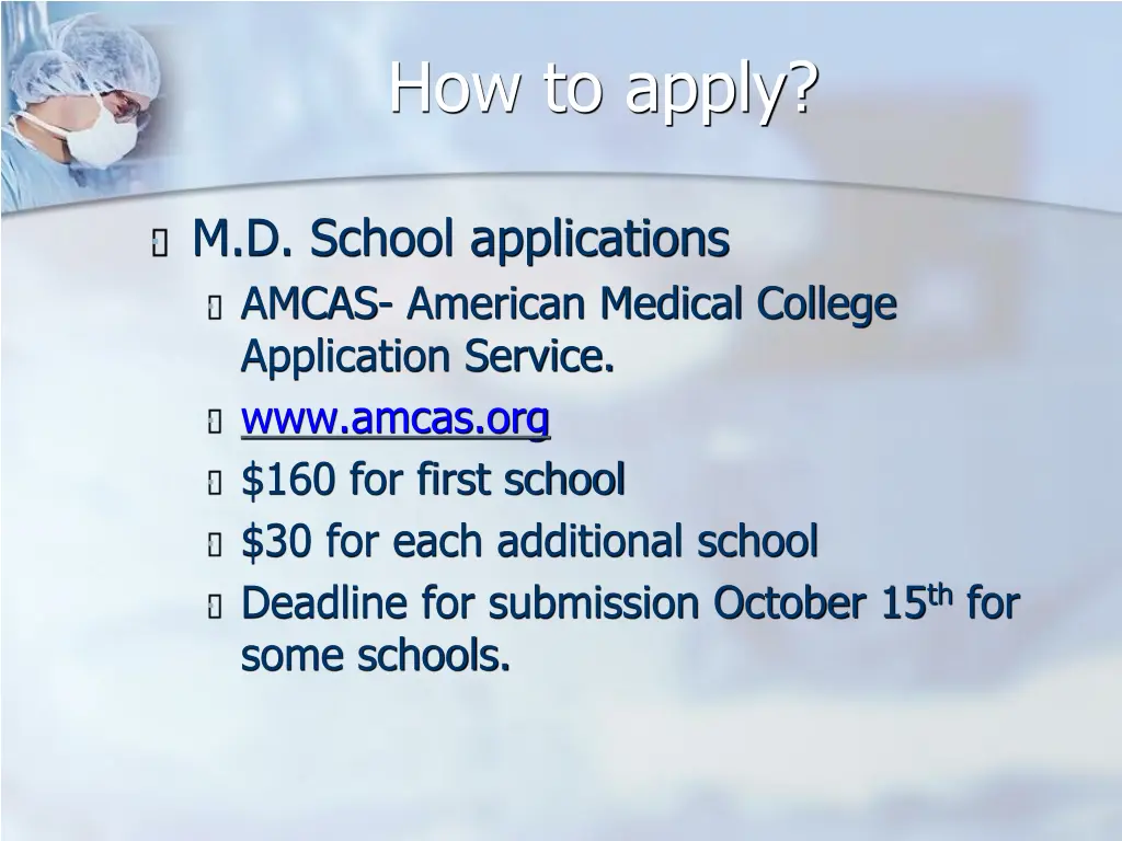 how to apply 1