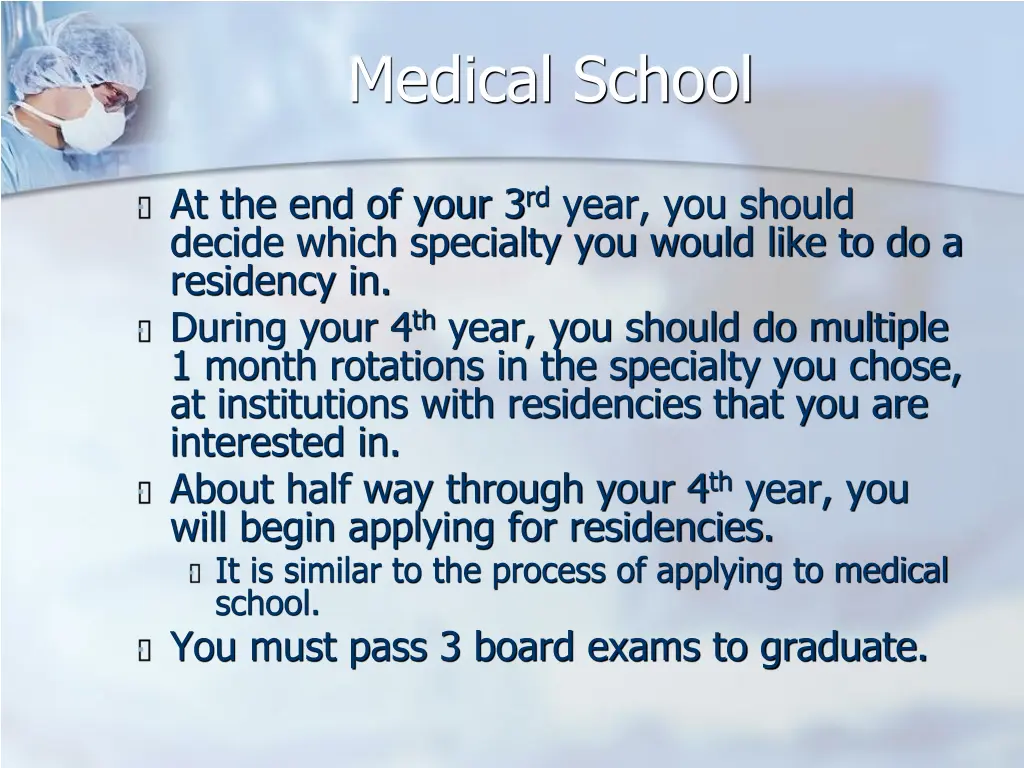 medical school 2