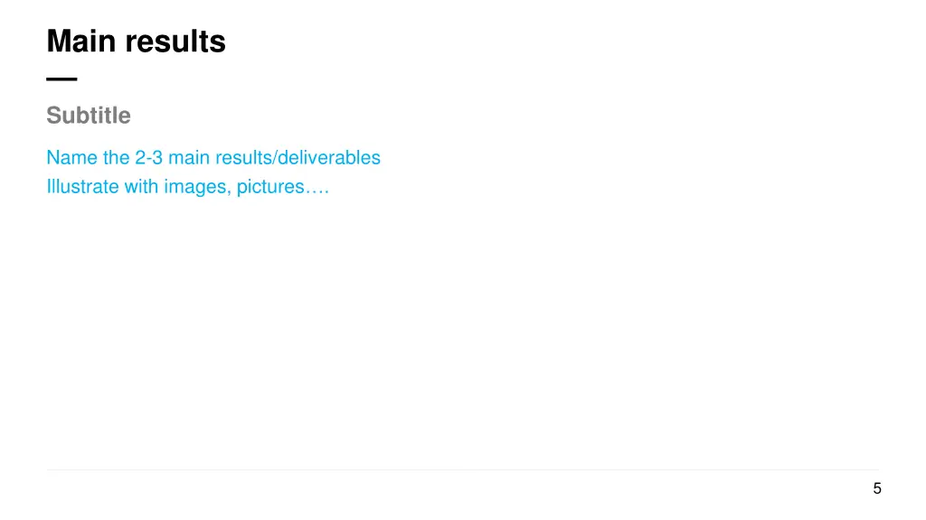 main results subtitle