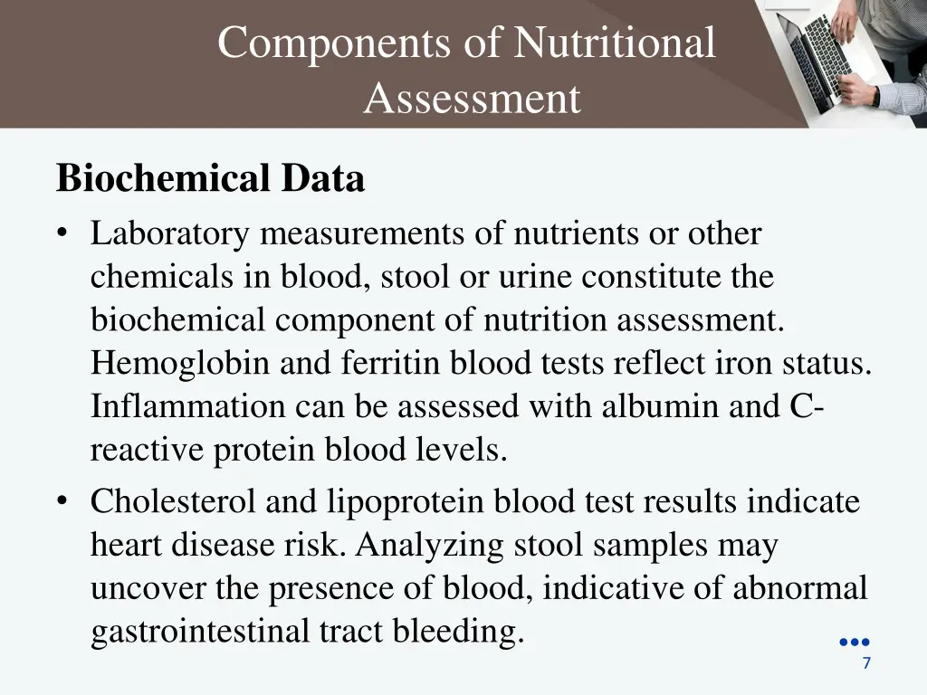 components of nutritional assessment 1
