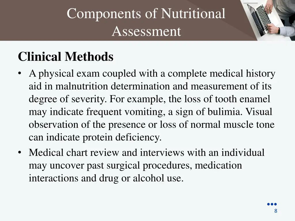 components of nutritional assessment 2