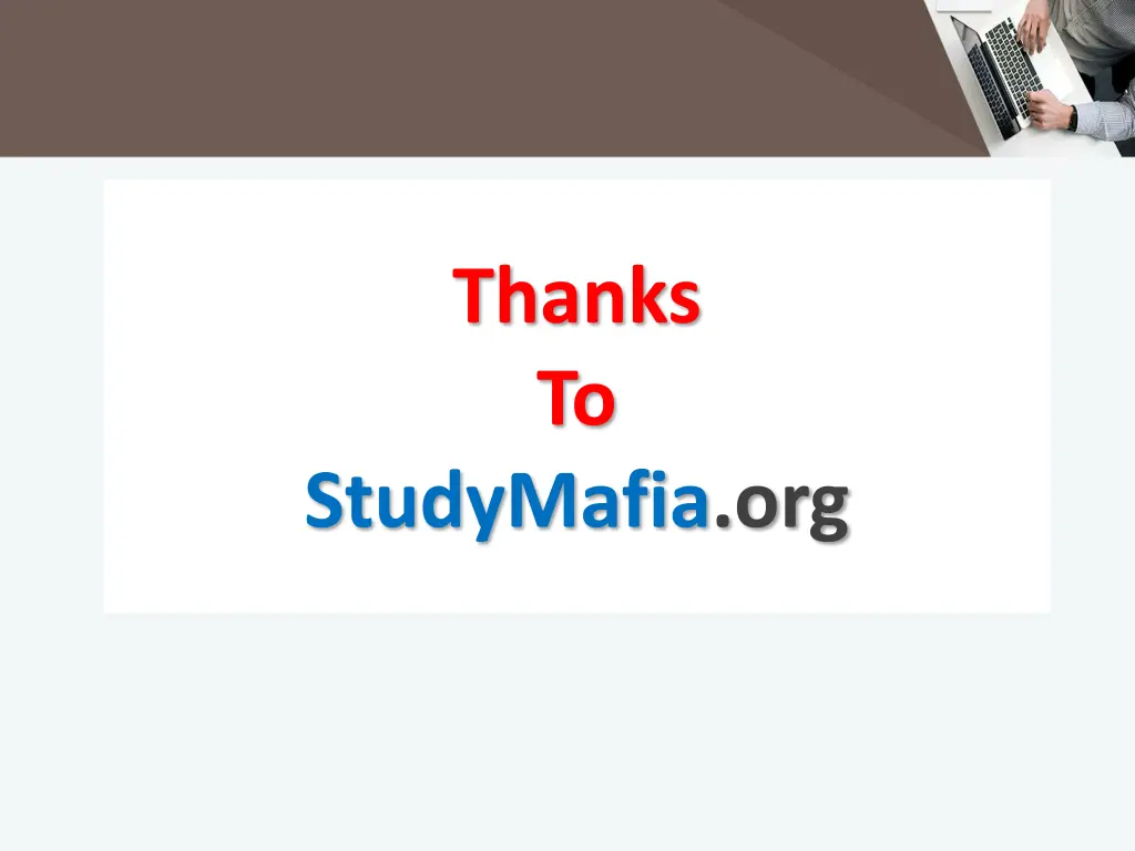 thanks to