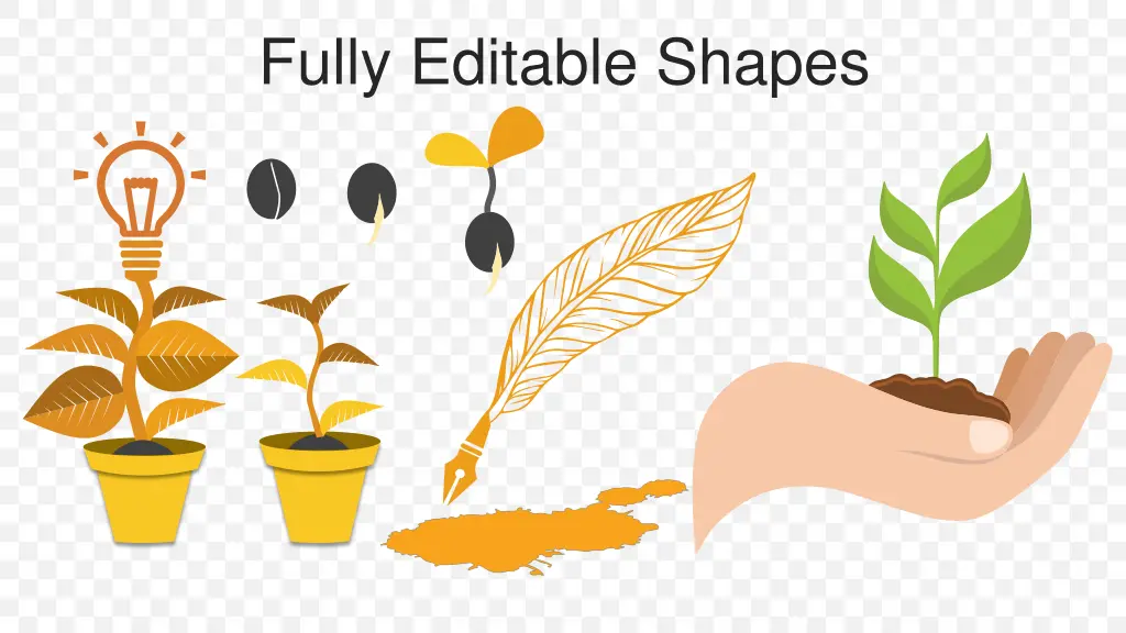fully editable shapes