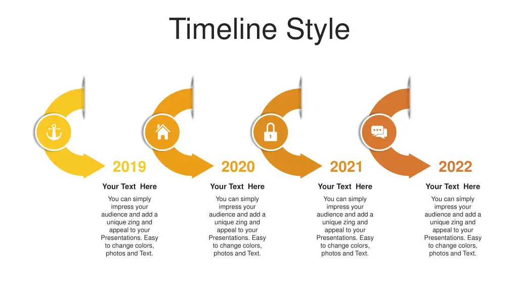 timeline style