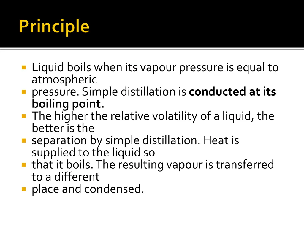 liquid boils when its vapourpressure is equal