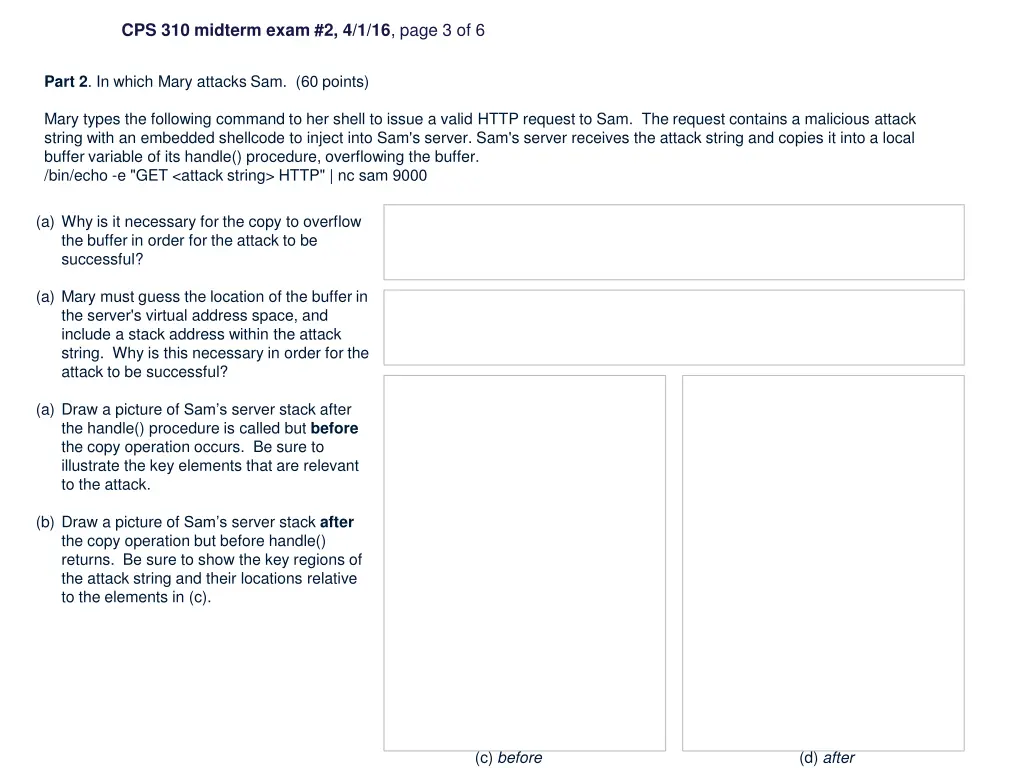 cps 310 midterm exam 2 4 1 16 page 3 of 6