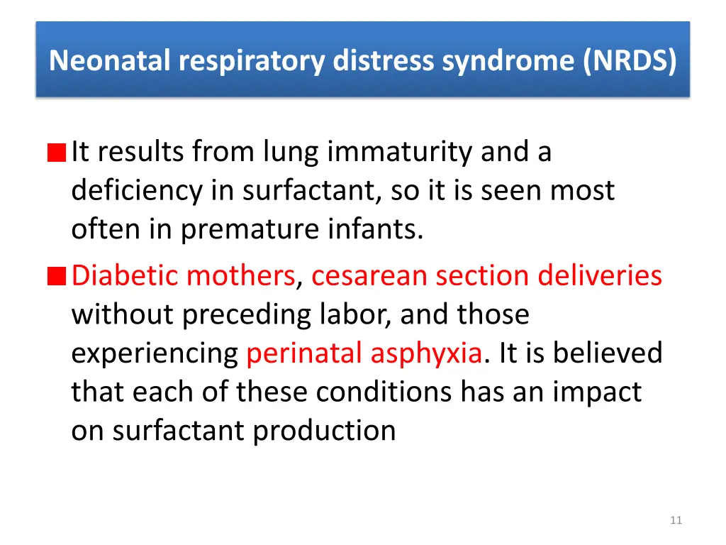 neonatal respiratory distress syndrome nrds