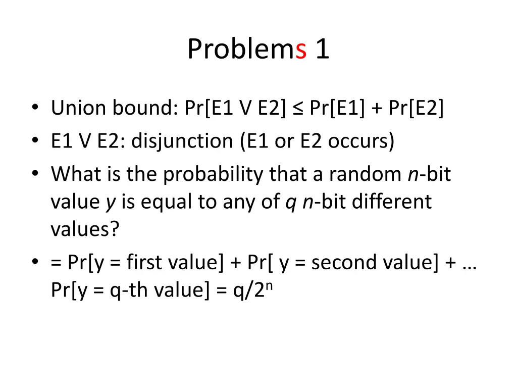 problems 1 1