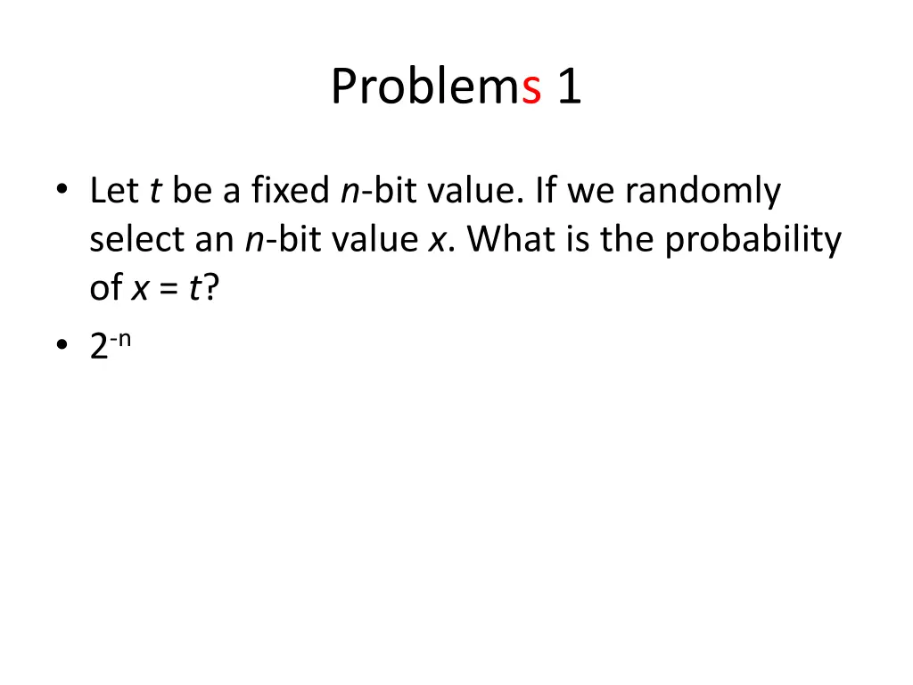 problems 1
