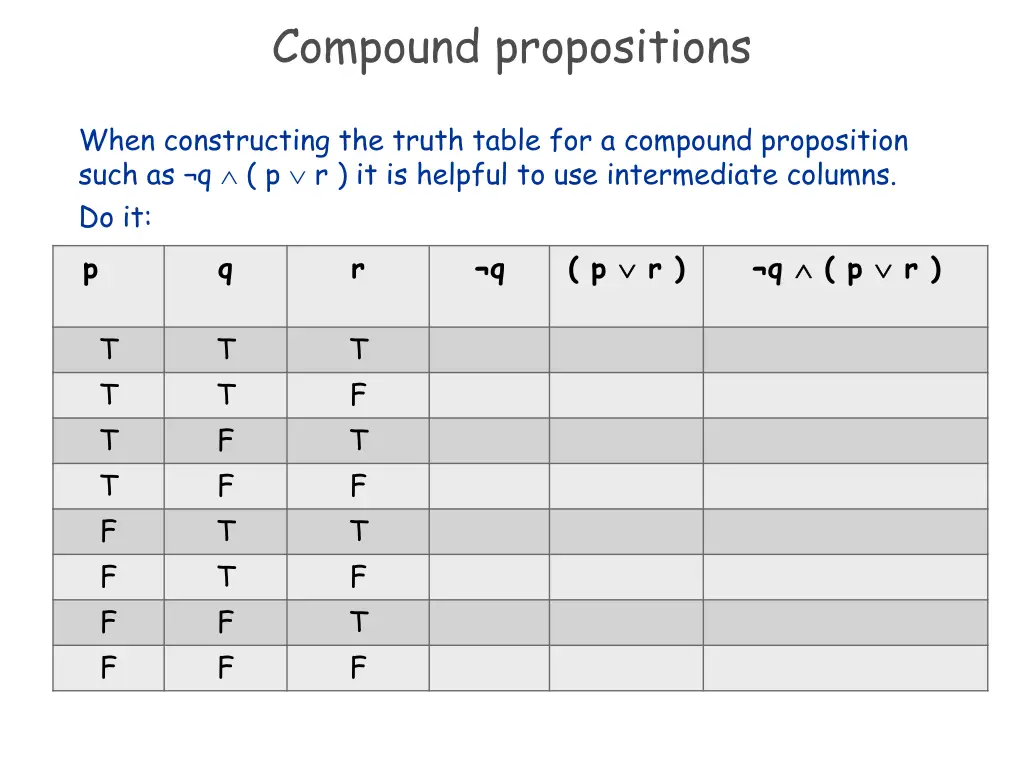 compound propositions 3