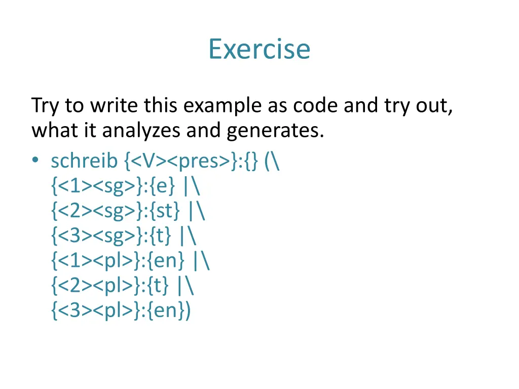 exercise 2