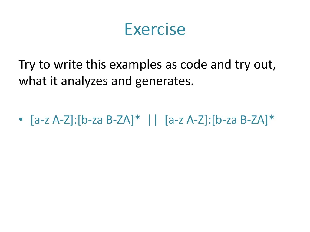 exercise 4