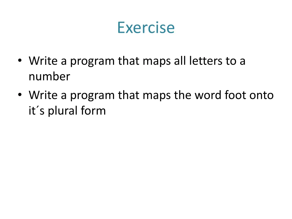 exercise 6