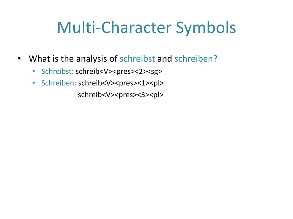 multi character symbols 2