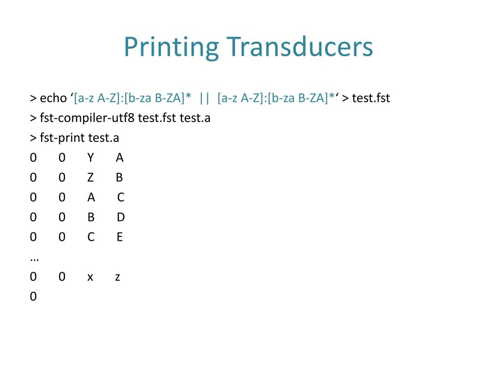 printing transducers